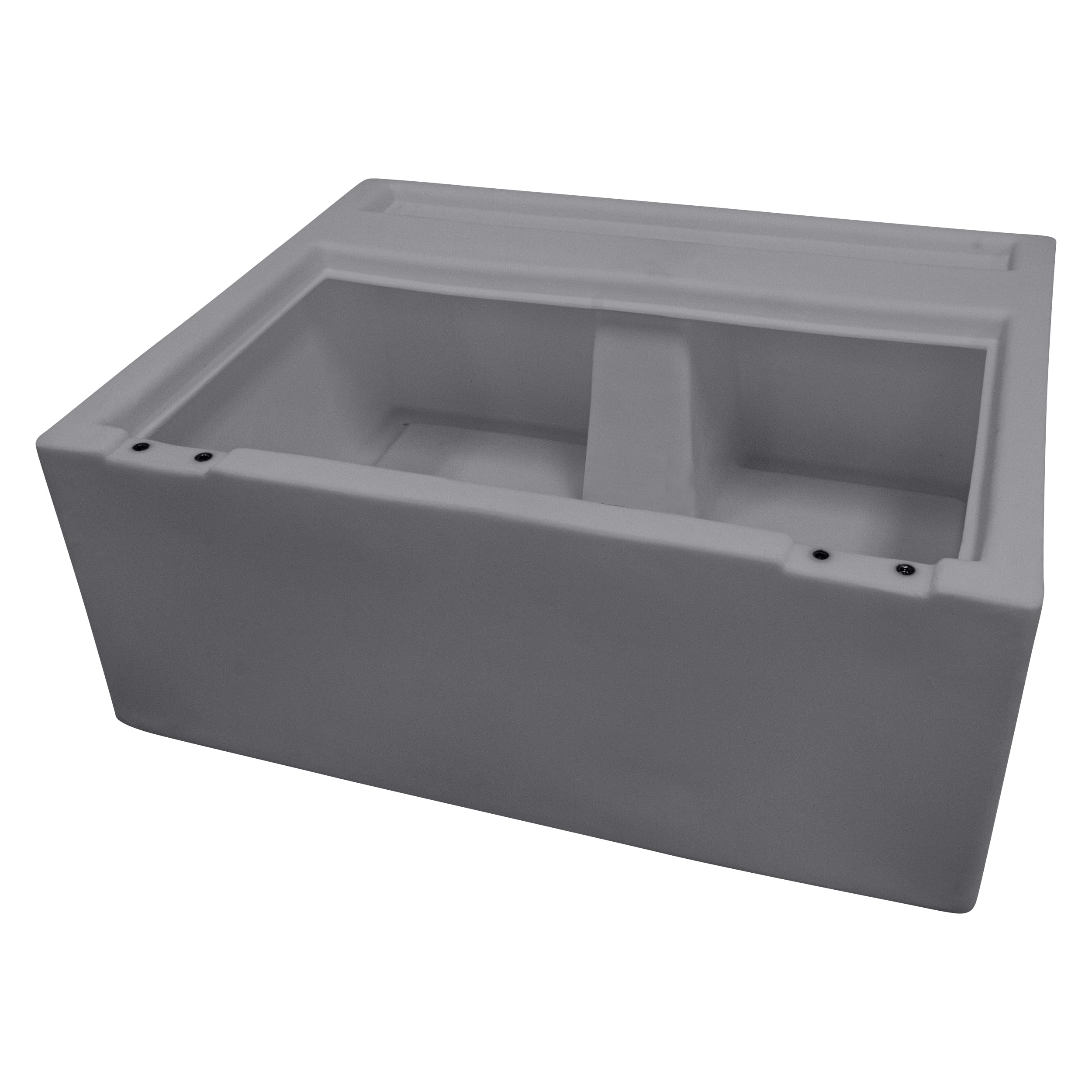 Wise 8WD95-1B Deluxe Series 27-Inch Pontoon Boat Bench Seat Base - Heavy Duty Marine Furniture for Outdoor Boating & Deck Comfort