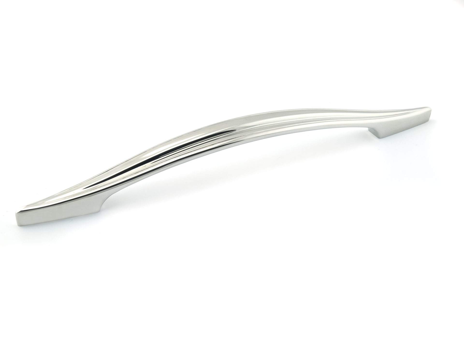 Richelieu Hardware 7615320140 Bellagio Collection 12 5/8-inch (320mm) Chrome Transitional Arched Cabinet & Drawer Pull Handle - Perfect for Kitchen Cabinets, Bathroom Vanities & Furniture Upgrades