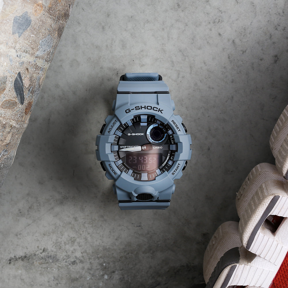 G Shock GBA800UC 2A Bluetooth Sports Watch for Men - Shock Resistant, Waterproof Digital Watch with Step Tracker & Smartphone Notifications - Perfect for Running, Gym & Outdoor Activities