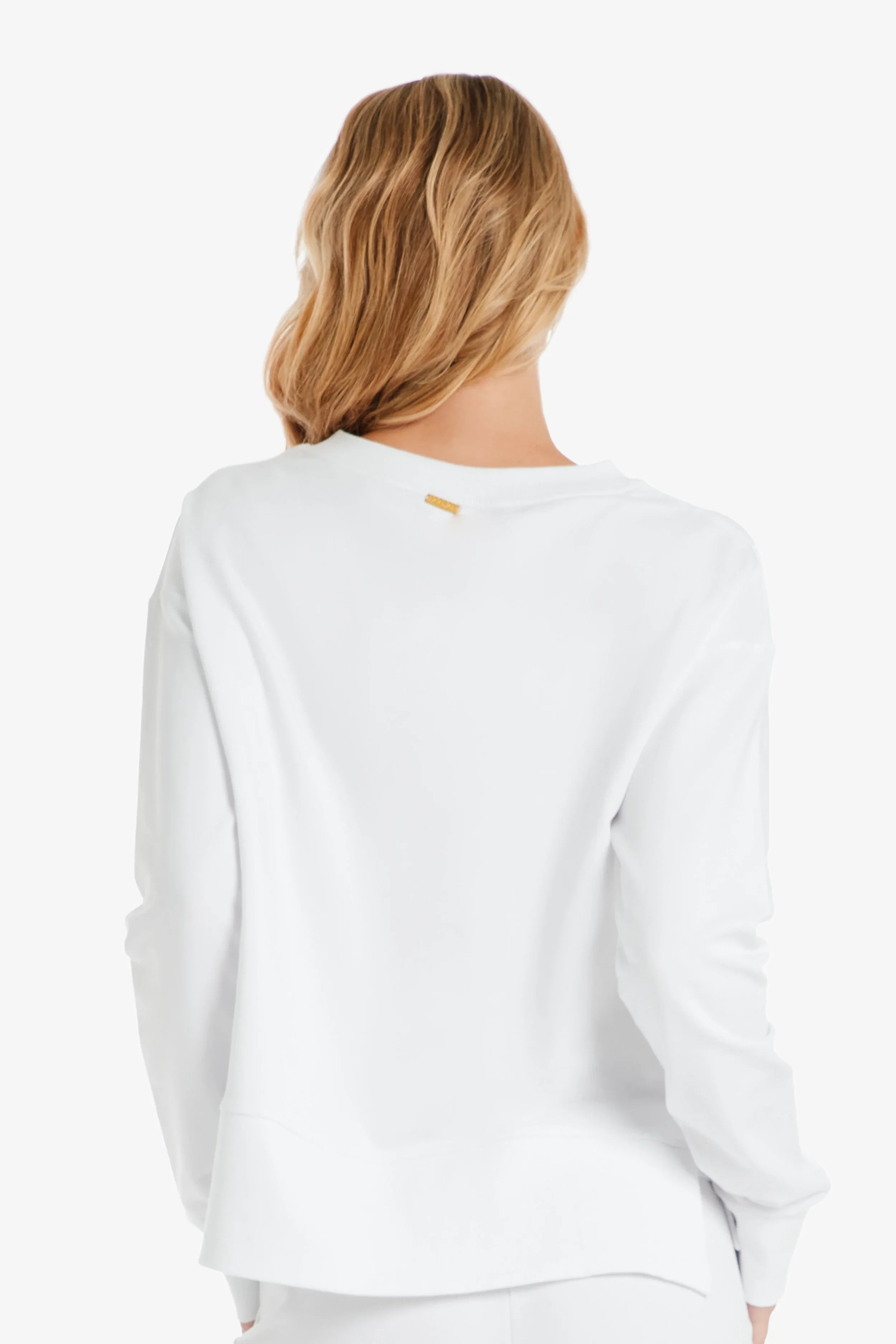 Women's White V-Neck Pullover Sweater - Soft & Comfortable Knit Top for Casual Wear & Layering