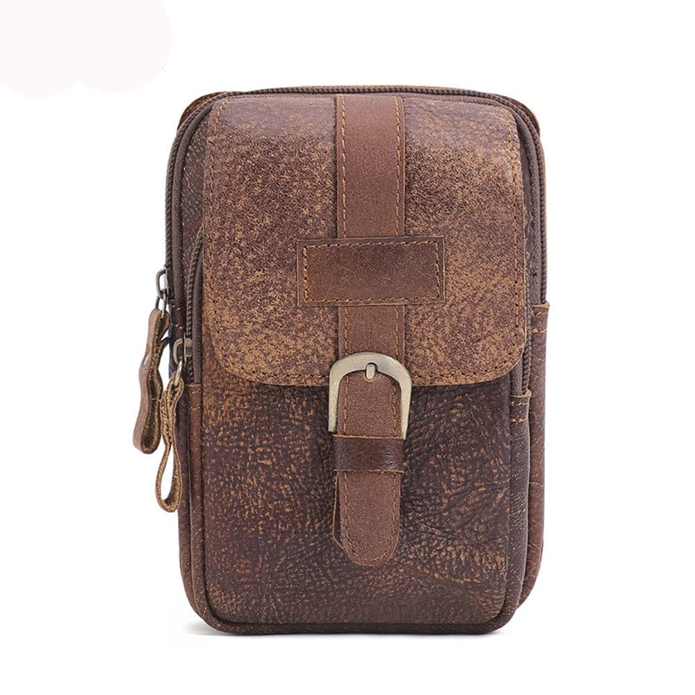 Men's Retro Sports Waist Bag - Fashionable Phone Belt Bag for Outdoor Activities, Running, Hiking & Travel (17x12x5cm) - Perfect for Gym, Cycling & Daily Use
