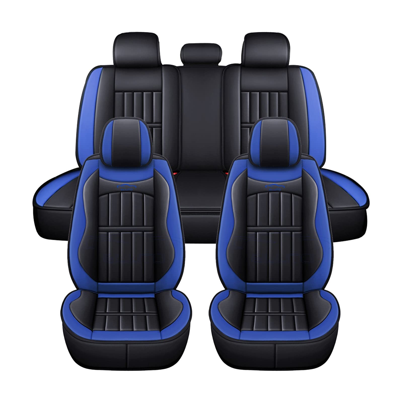 Premium PU Leather Car Seat Covers for SUV & Sedan - Universal Fit, Durable Protection & Stylish Interior Upgrade - Ideal for Daily Commute, Road Trips & Family Travel (Color: C)