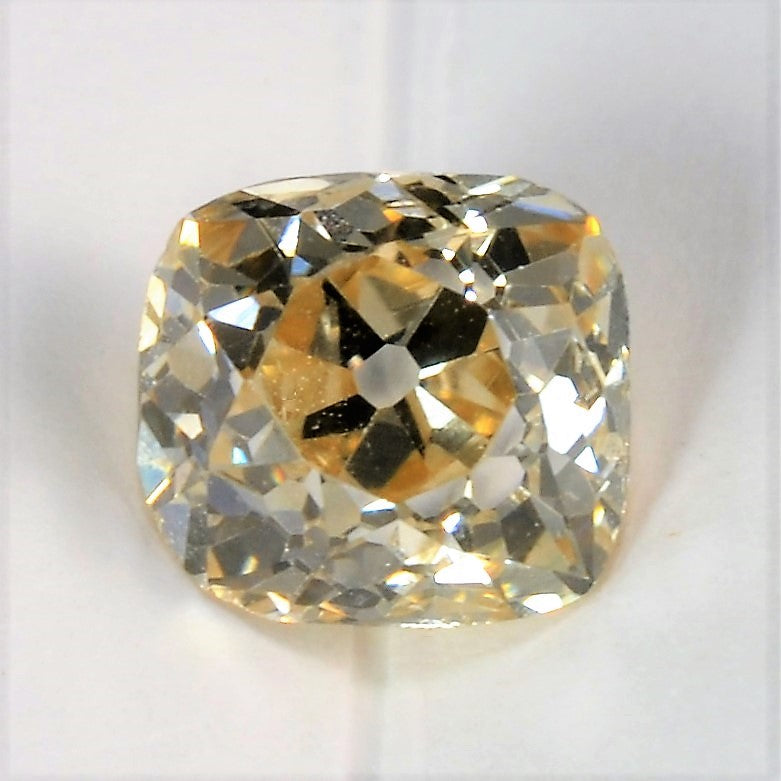 GIA Certified 0.72 Carat Light Brown Old Mine Cut Diamond - Vintage Style Engagement Ring Center Stone for Wedding & Anniversary Jewelry