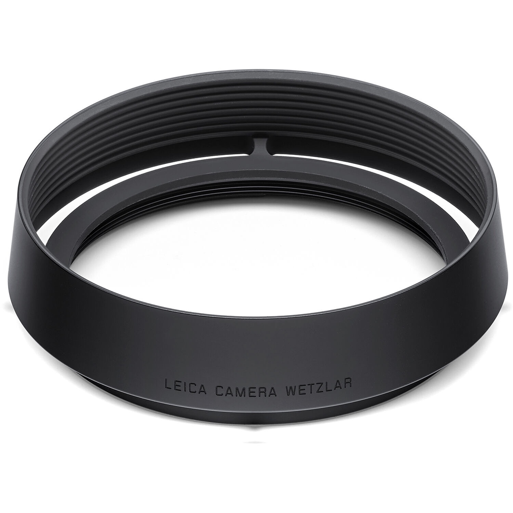 Leica Round Lens Hood Q - Aluminum Black Lens Shade for Leica Cameras - Perfect for Outdoor Photography & Travel