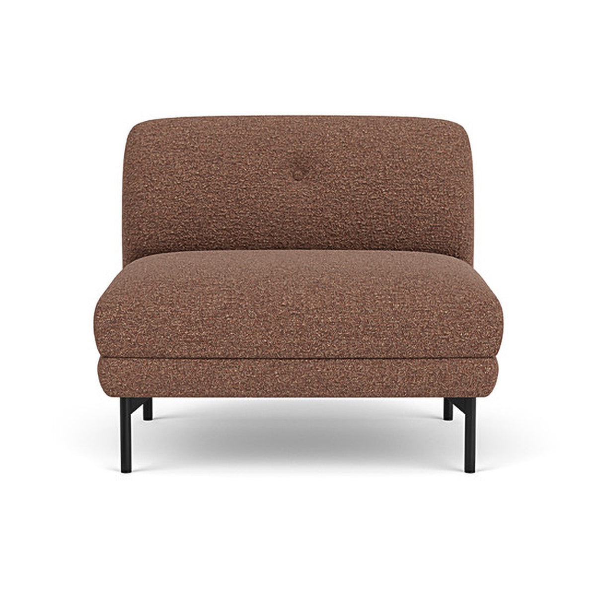 Alfred Boucle Modular Armless Sectional Sofa - Modern Comfort for Living Room, Lounge & Office Spaces