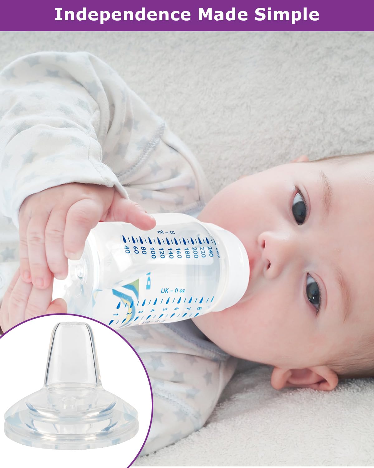 Philips Avent Anti-Colic Baby Bottle Sippy Cup Nipples - 4 Pack, Food Grade Silicone Spout with Variable Flow for 6+ Months Babies | Leak Proof Transition for Breastfeeding to Bottle Feeding