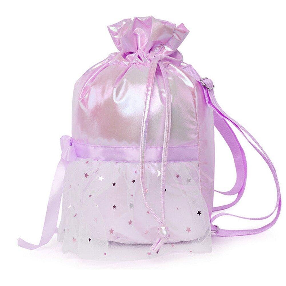 Waterproof Ballet Dance Backpack for Girls - Cute Drawstring Duffle Bag for Ballet Class, Dance Practice & Travel | Perfect Dance Bag for Ballet Shoes & Accessories
