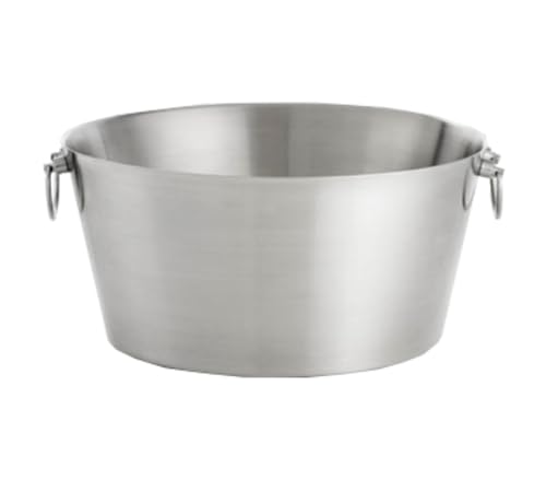 TableCraft BT199 6.75 Gallon Stainless Steel Beverage Tub with Double Wall - 19