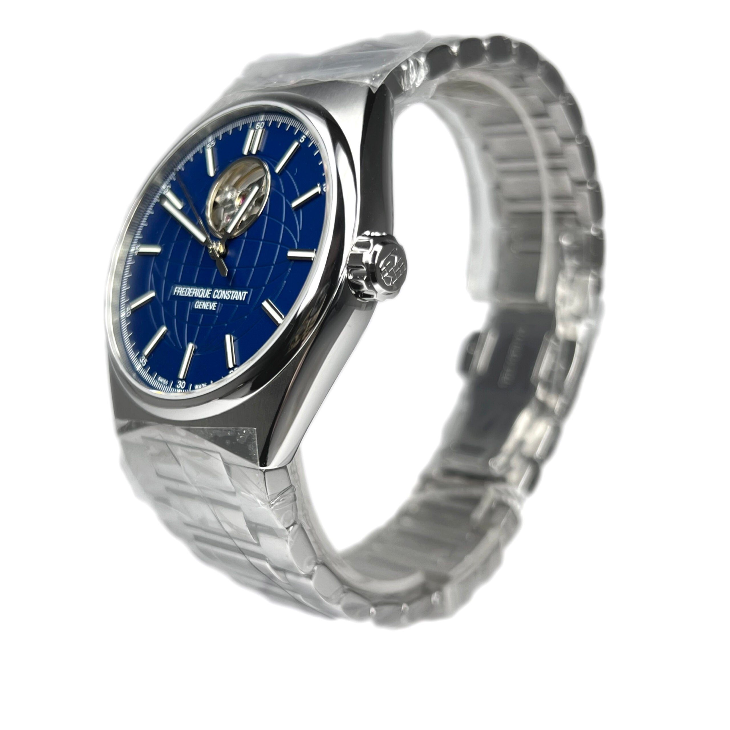 Frederique Constant Highlife Heart Beat Automatic Men's Watch - Stainless Steel Case & Bracelet - Luxury Dress Watch for Business & Formal Occasions
