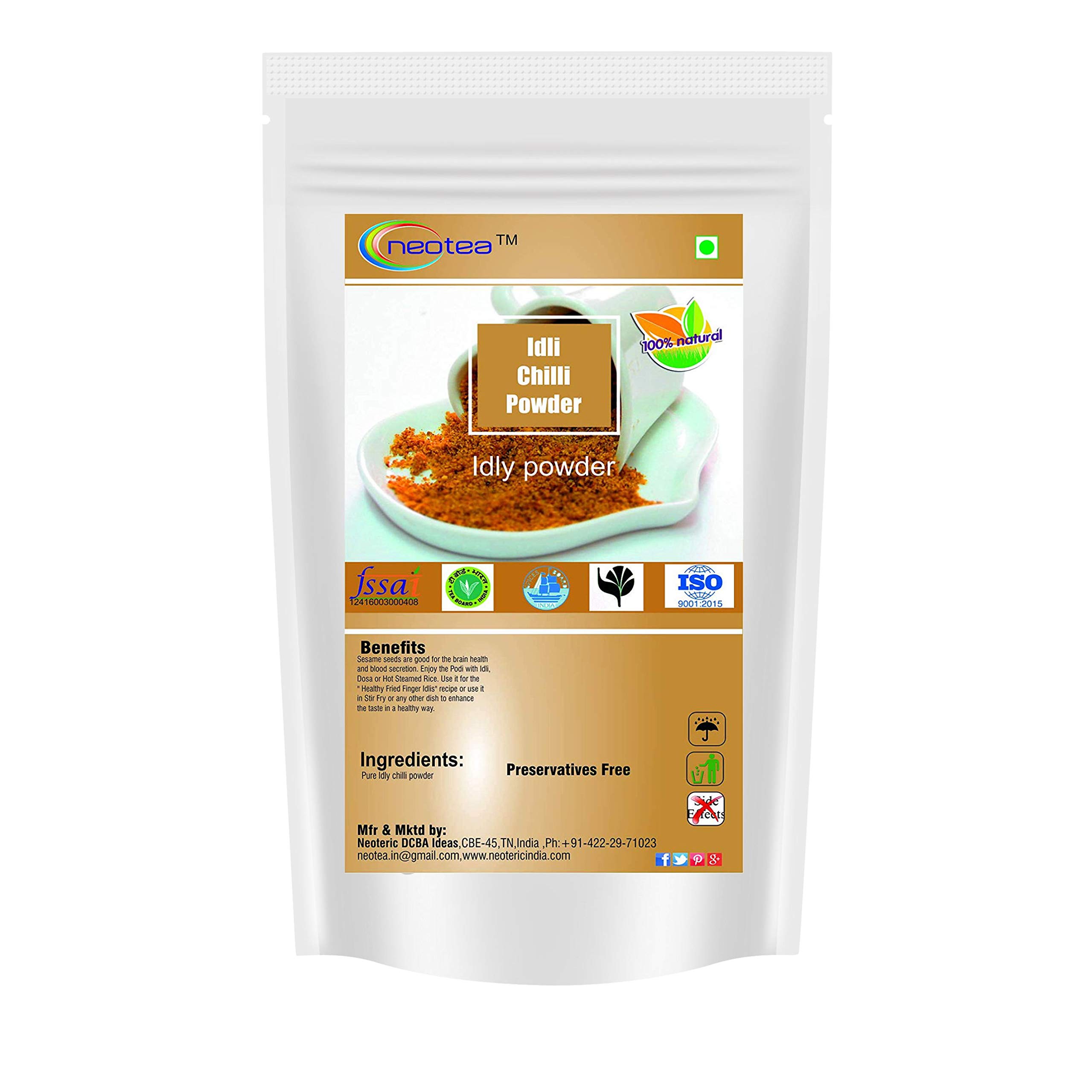 Neotea Idli Chilli Powder 200g - Authentic South Indian Spice Blend for Idli, Dosa & Curry - Hot & Flavorful Chili Seasoning for Indian Cooking