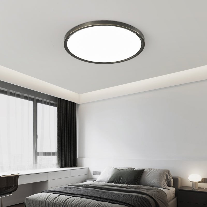 Aurea Disc Ceiling Light - Modern LED Flush Mount Fixture for Bedroom, Living Room & Kitchen - Dimmable Round Lighting for Home & Office Decor