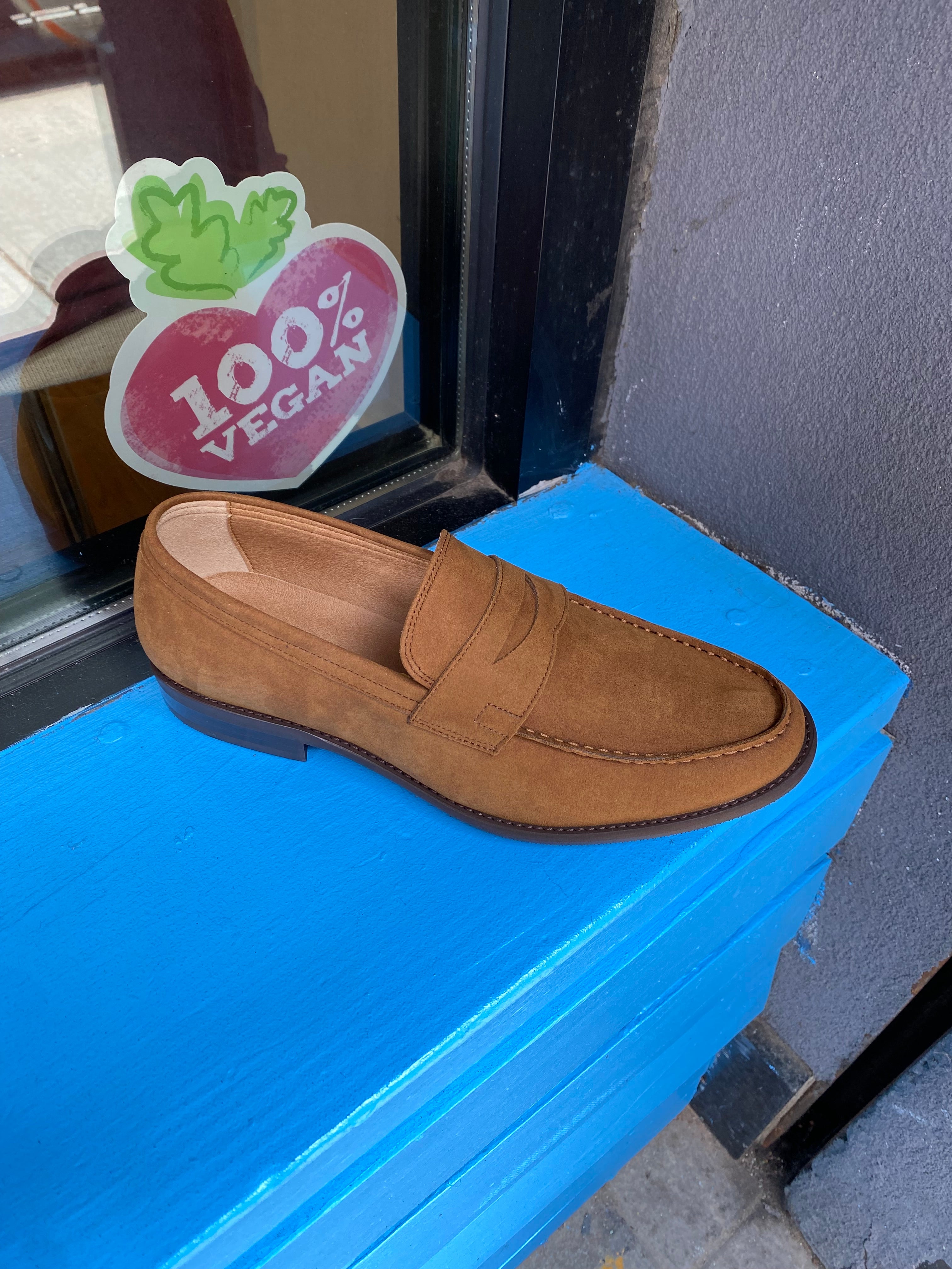 Novacas Tan Suede Anthony Loafers for Men - Comfortable & Stylish Slip-On Shoes for Office, Casual Wear & Travel