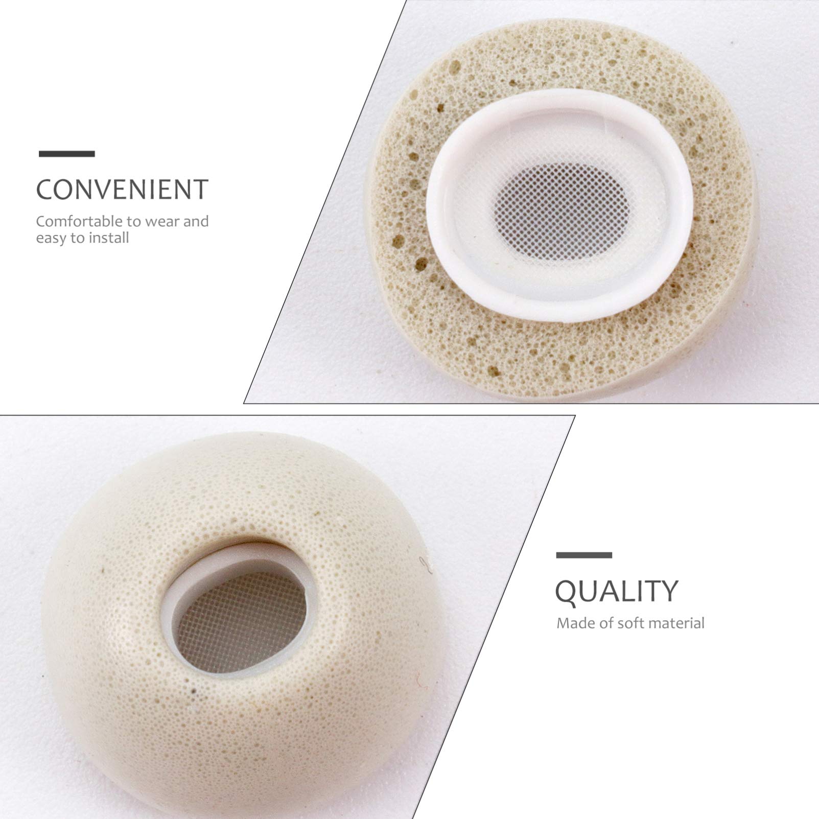Premium Noise Cancelling Earbud Tips - Memory Foam & Silicone Replacement Ear Tips for Mikikit Earbuds | Comfortable Noise Isolation for Travel, Workouts & Office Use