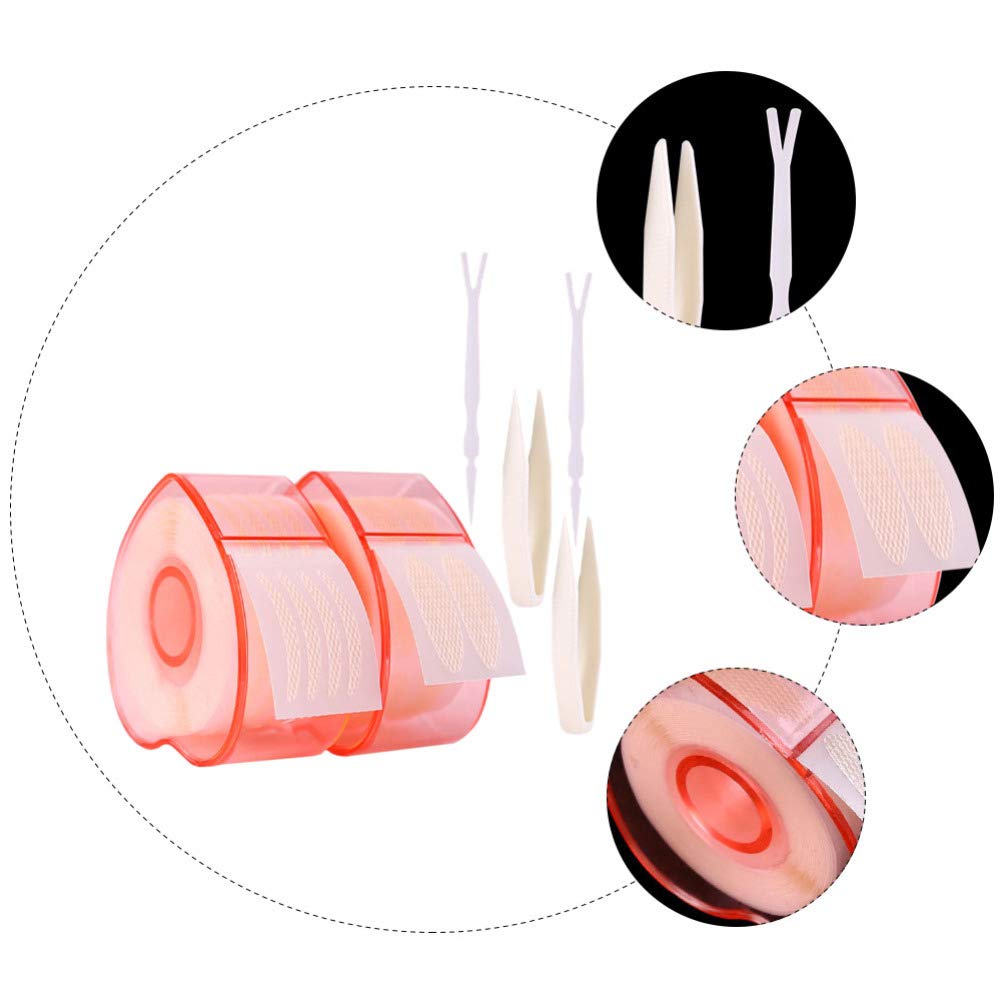 2 Pack Invisible Eyelid Tape Strips - Double Eyelid Stickers for Hooded & Droopy Eyes | Natural Eye Lift Tape with Strong Adhesive | Perfect for Asian Monolid Makeup & Everyday Eye Enhancement