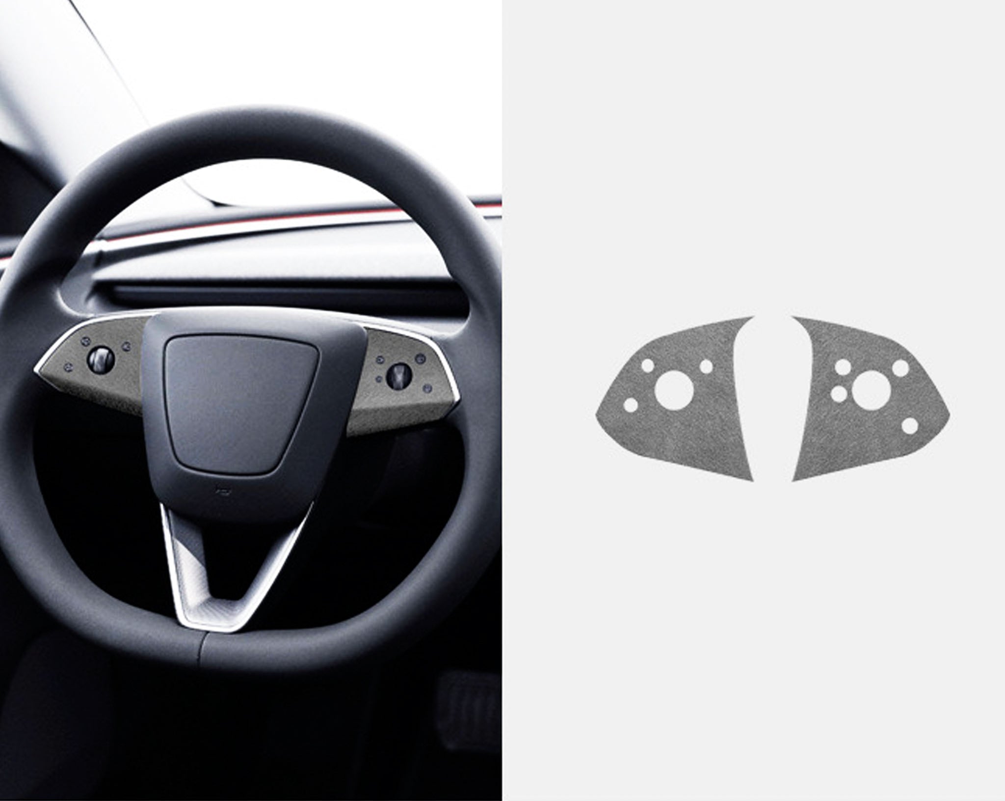 Premium Tesla Alcantara Steering Wheel Cover for 2024+ Model 3 Highland - Luxury Car Interior Upgrade, Enhanced Grip & Comfort - Perfect for Daily Commute & Road Trips
