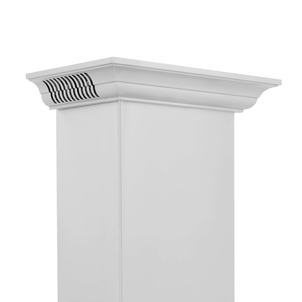 ZLINE Stainless Steel Wall Mount Range Hood with Built-in CrownSound Bluetooth Speakers (KF2CRN BT) - Perfect for Modern Kitchens & Open-Concept Living Spaces