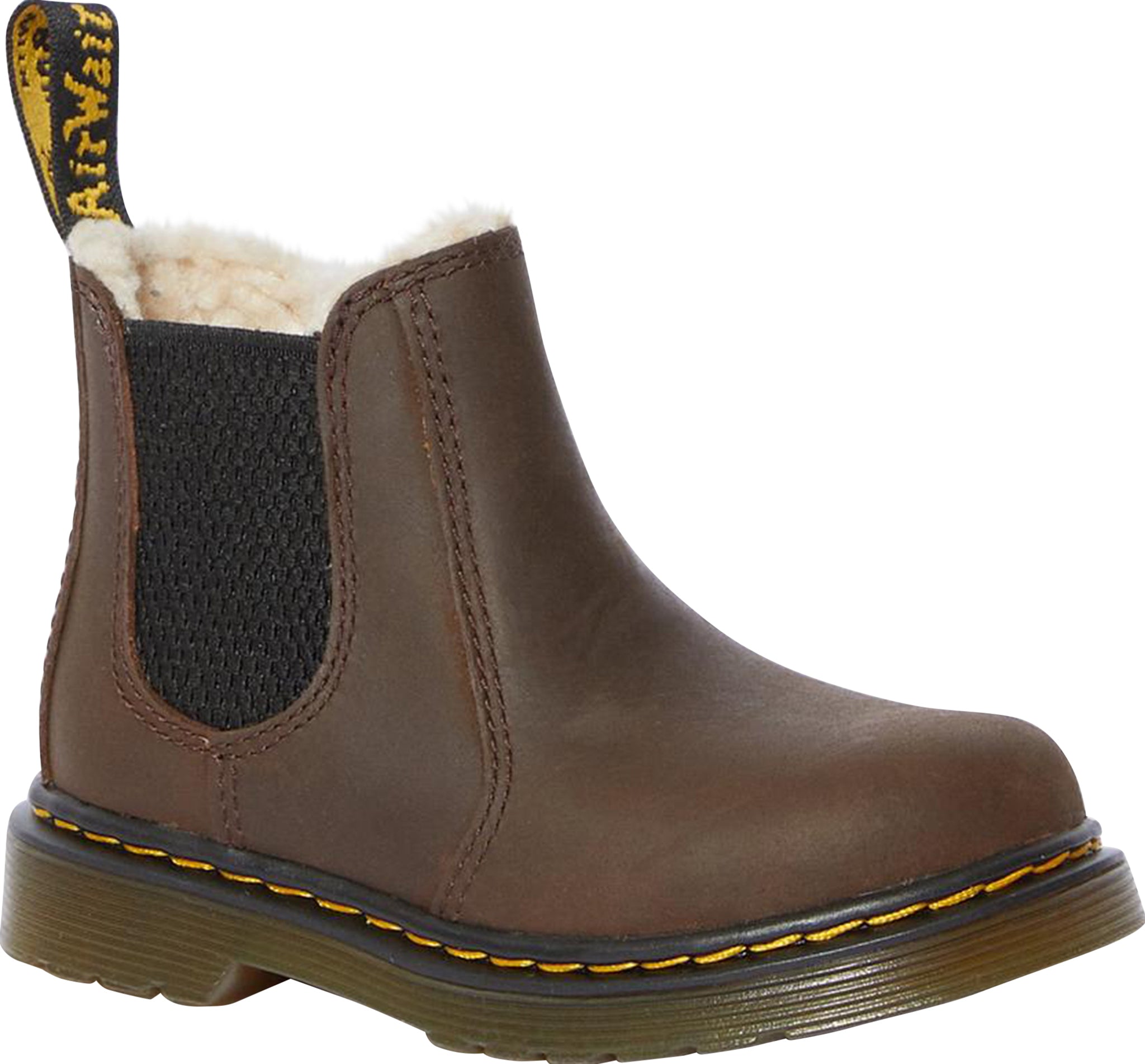 2976 Faux Fur Lined Chelsea Boots for Toddlers - Warm Winter Snow Boots for Boys & Girls - Perfect for Outdoor Play, School & Cold Weather