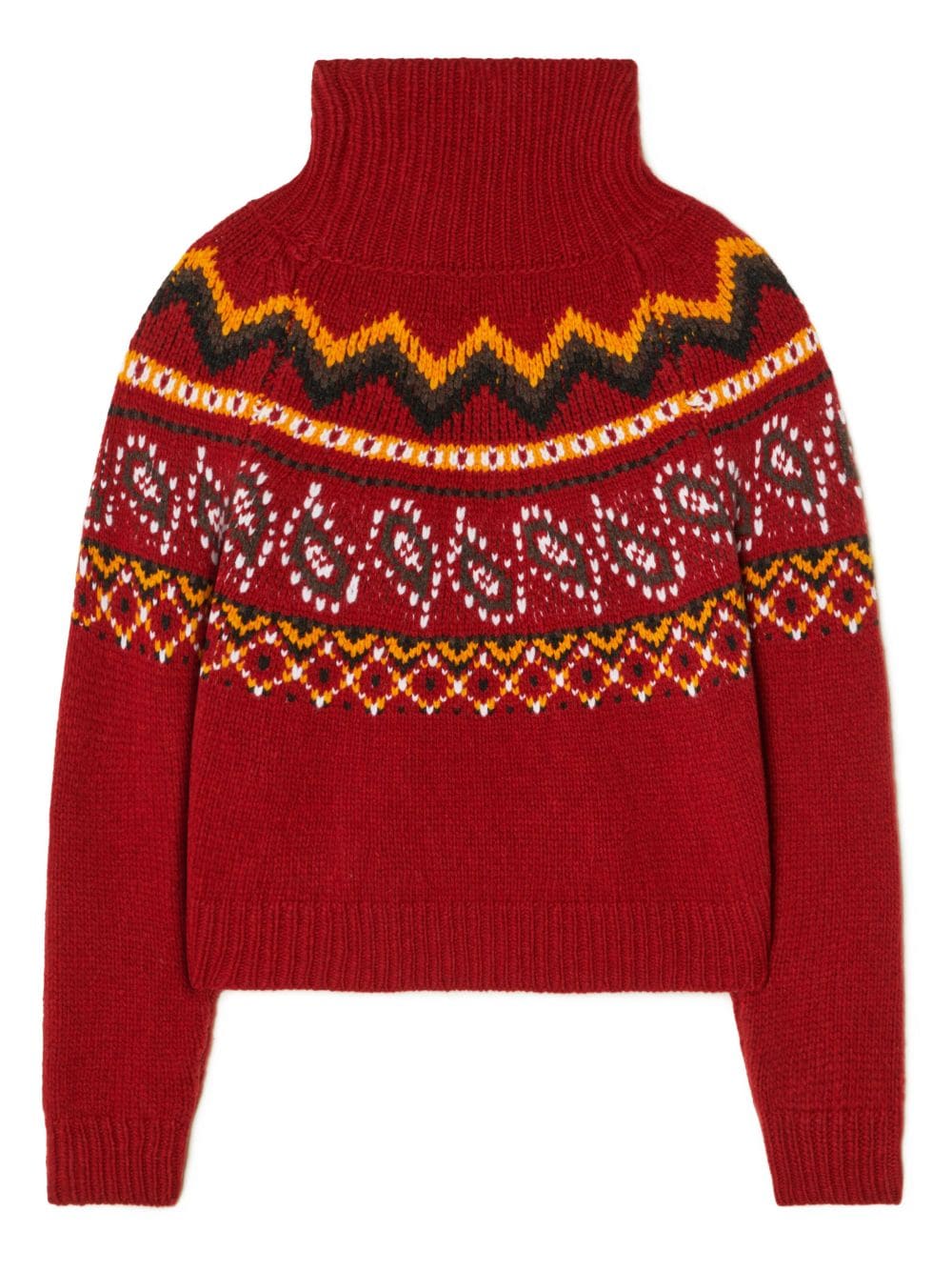 Alanui Women's Knit Sweaters - Soft Red Cable Knit Pullover for Fall & Winter | Cozy Casual Wear for Outdoors & Lounge