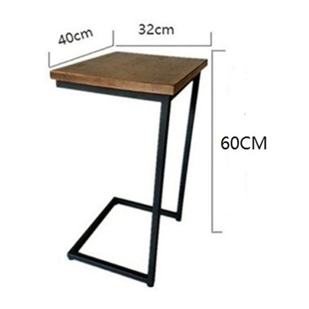Modern C-Shaped Computer Desk & Side Table - 40x32x60cm Multi-Functional Study Desk, Bedside Table, Sofa End Table & Coffee Table - Perfect for Home Office, Living Room & Dorm Room Workspace