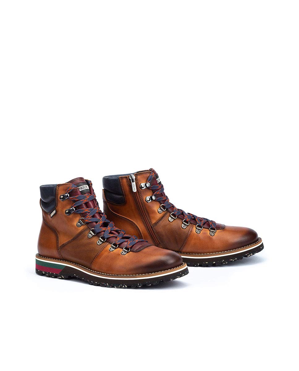 PIKOLINOS Men's Pirineos Leather Ankle Boots - Comfortable & Stylish for Casual Wear, Outdoor Hiking & Everyday Use