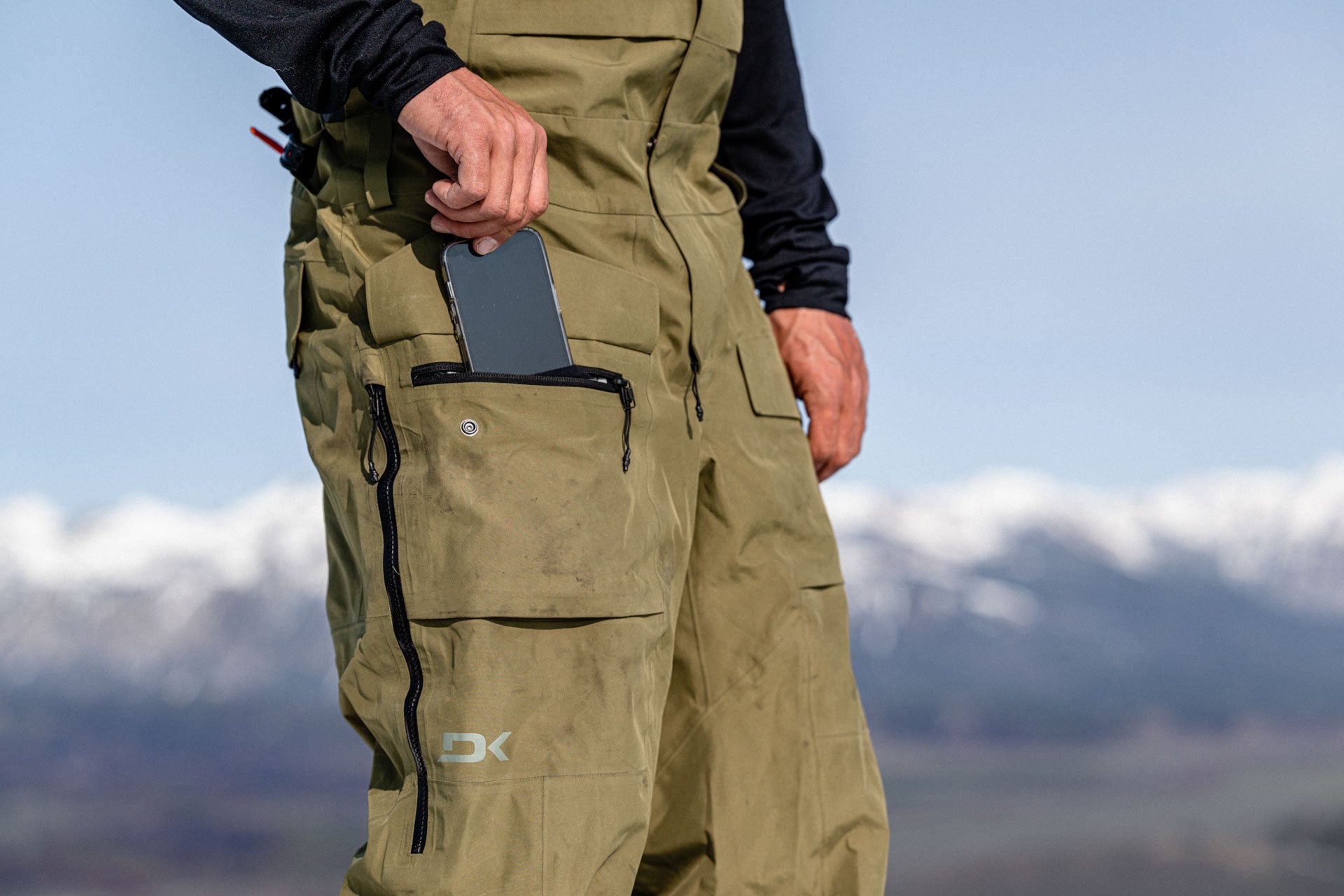 Stoker Gore-Tex 3L Bib Pants for Men - Waterproof Ski & Snowboard Bib Overalls for Winter Sports & Outdoor Activities