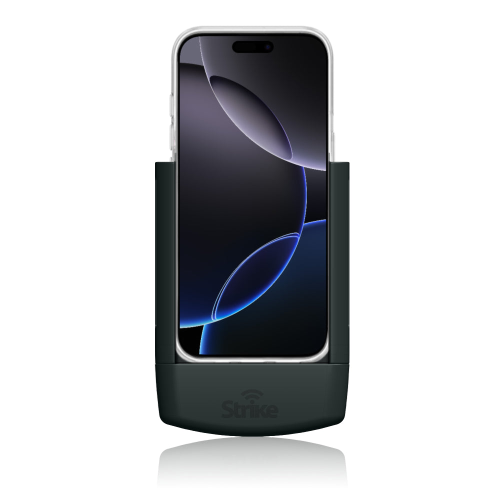 iPhone 16 Pro Max Car Phone Holder with Strike Case - Universal Dashboard & Air Vent Mount - Perfect for Driving, Navigation & Hands-Free Calls