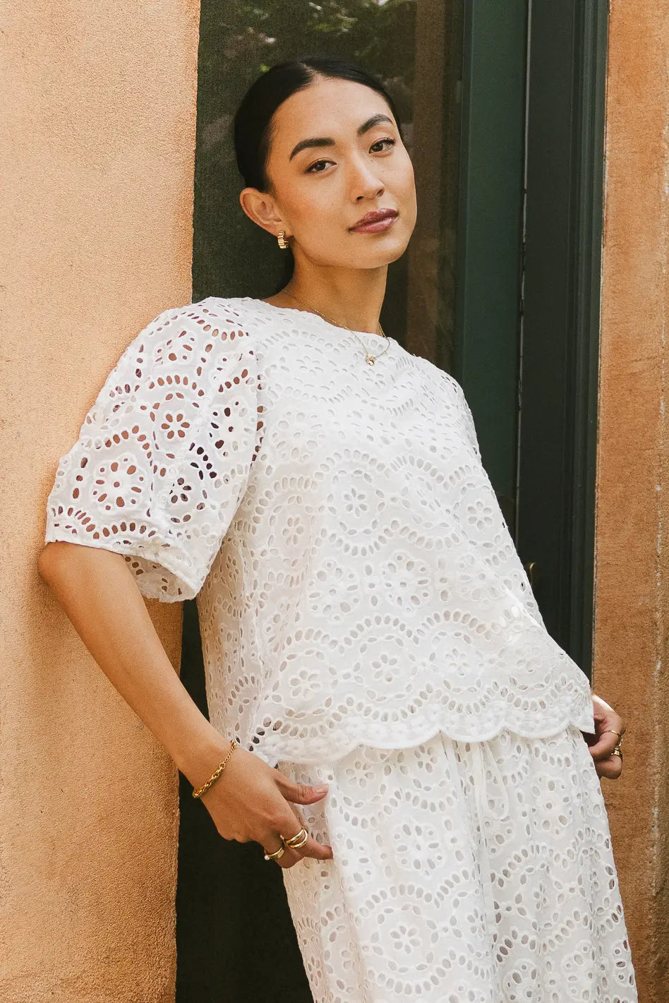 Meant To Be Top in White - Women's Fashion Blouse for Casual & Office Wear | Final Sale