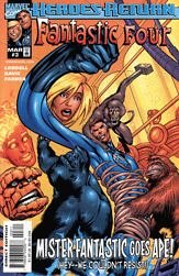 Fantastic Four: Heroes Return - Marvel Comics Superhero Team Action Figures for Collectors & Fans - Perfect for Display, Gifts & Comic Conventions