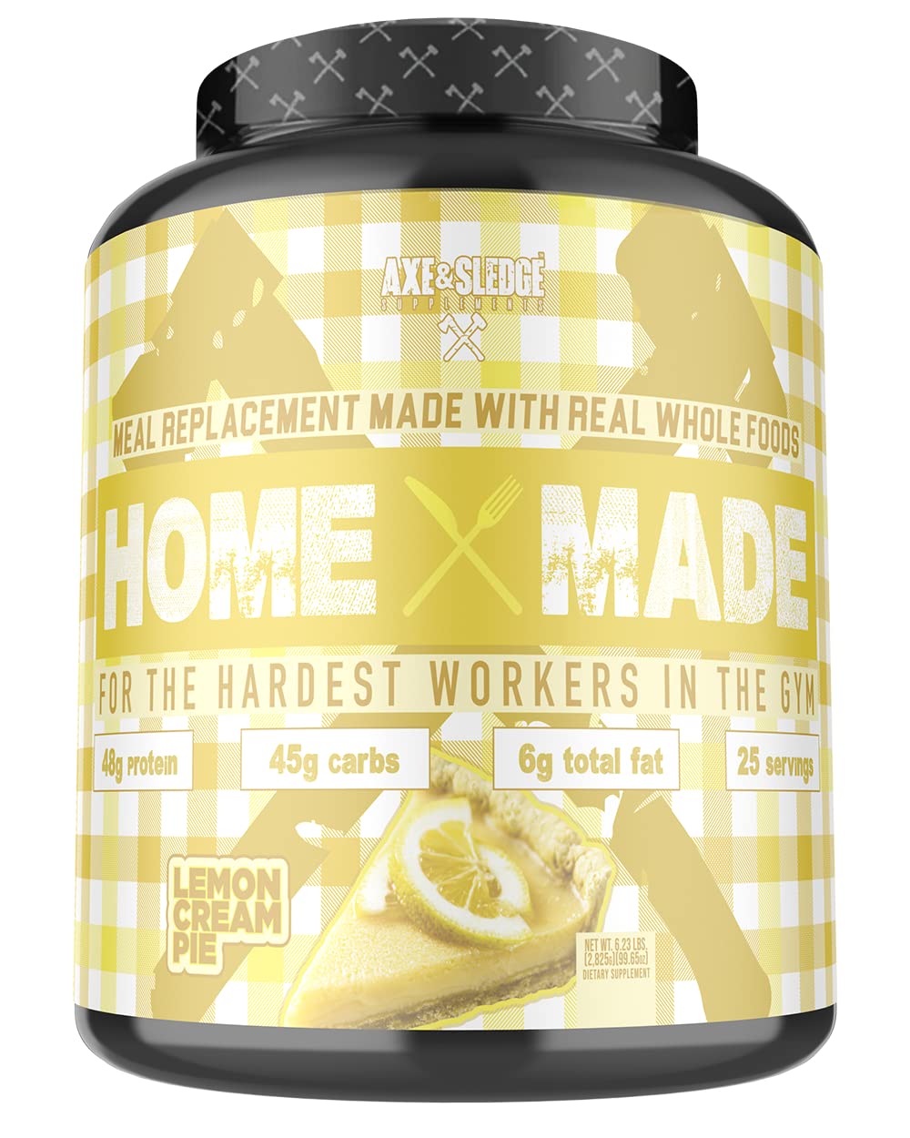 Axe & Sledge Home Made 2825g Premium Protein Powder - Muscle Building & Recovery Supplement for Athletes & Bodybuilders | Post-Workout & Fitness Nutrition