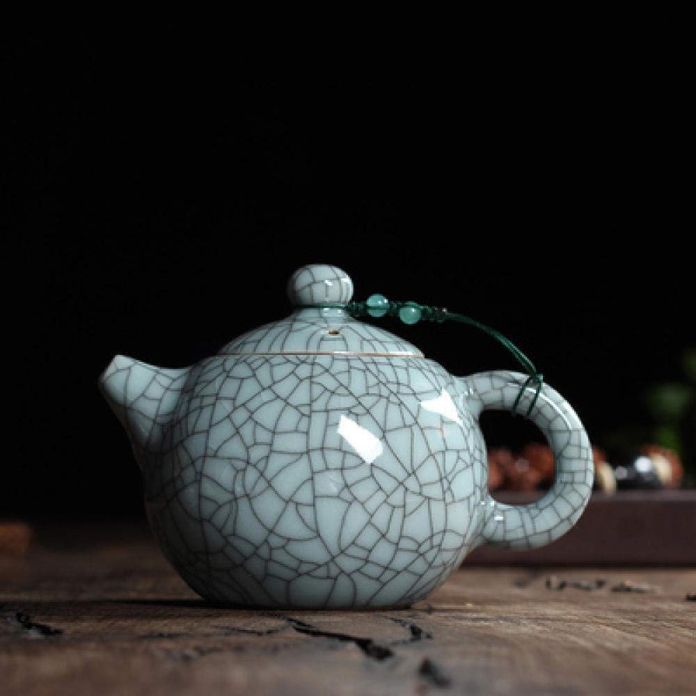 Premium Ceramic Teapot 230ml - Handcrafted Chinese Celadon Porcelain Teapot with Infuser, Perfect for Loose Leaf Tea, Home & Office Use, Gift for Tea Lovers