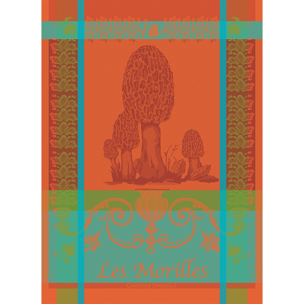 Premium Les Morilles Vermillion Kitchen Towel Set - Super Absorbent & Lint-Free Dish Cloths for Drying Dishes, Cleaning Countertops & Hand Wiping - Ideal for Kitchen, Bathroom & Household Cleaning (3-Pack)