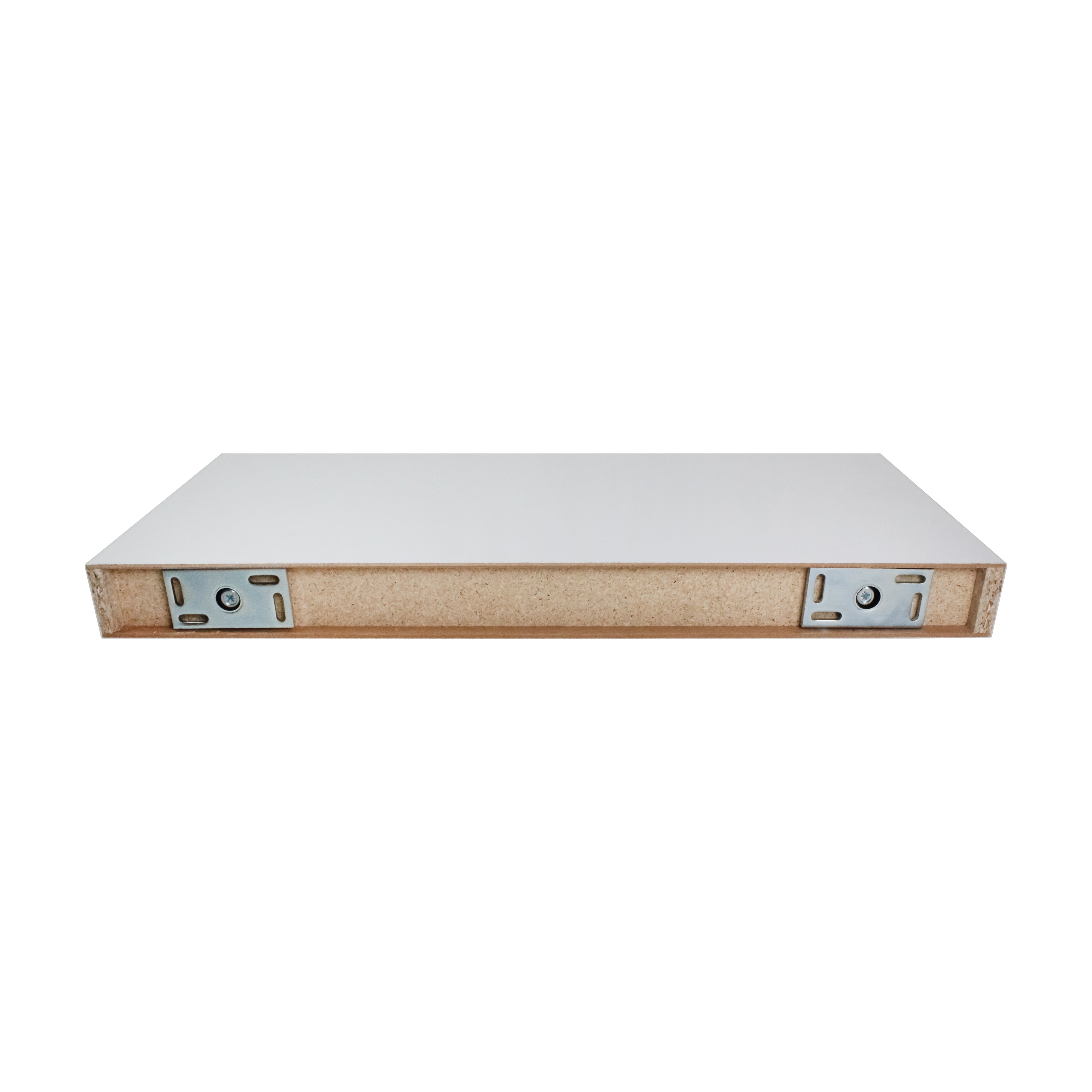Modern Floating Shelf 2 Inch Thick - Wall Mounted Wood Shelves for Living Room, Bedroom, Kitchen - Perfect for Displaying Books, Photos & Decor