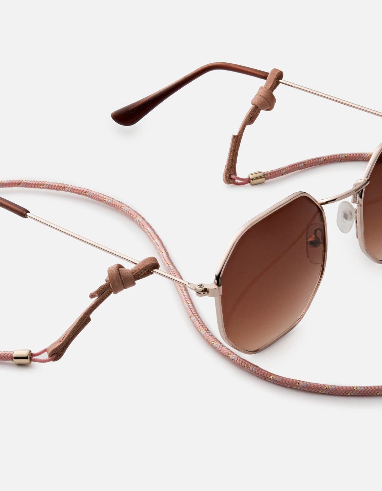 Premium Nexus Nylon Sunglass Cord with Gold Vermeil Finish - Secure & Stylish Eyewear Retainer for Sports, Outdoor Activities & Daily Use