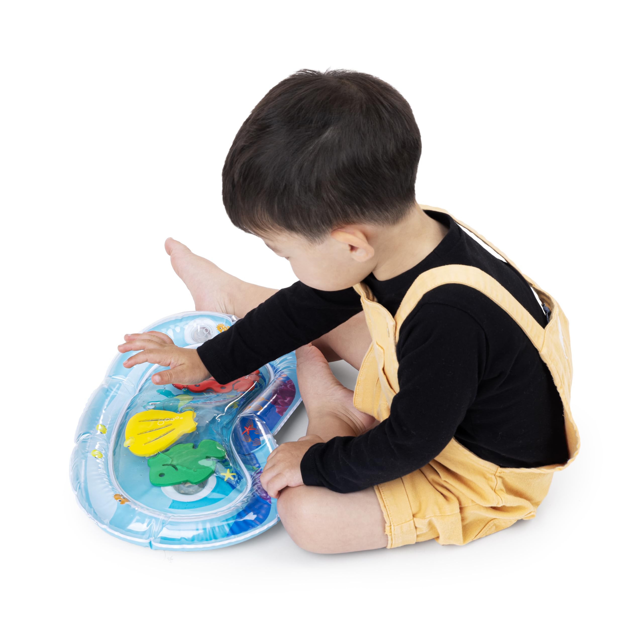 Baby Einstein Ocean Explorers Compact Folding High Chair with Water Mat - 5-Point Safety Harness for Infants 6+ Months | Portable Feeding & Play Seat for Beach, Poolside & Outdoor Adventures