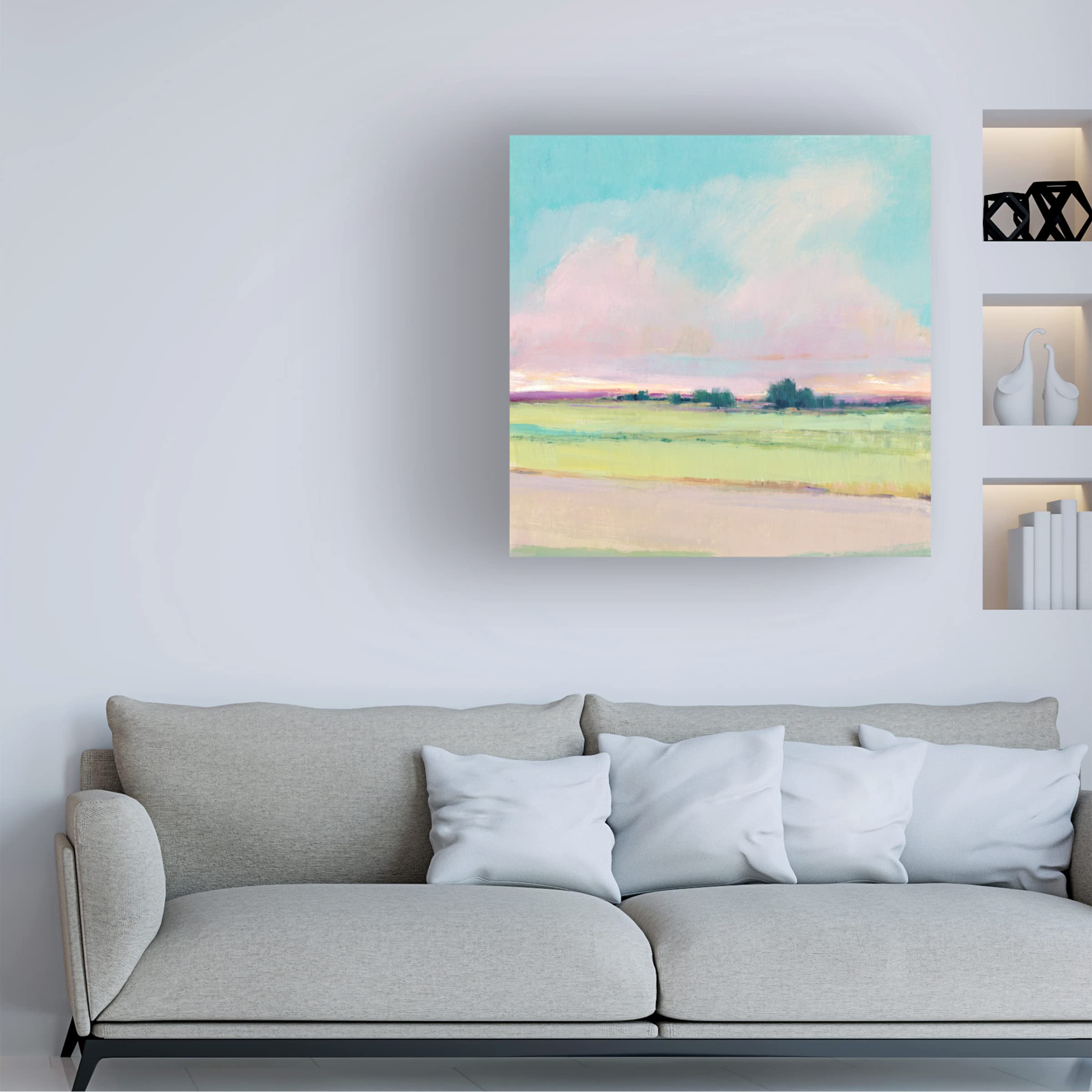 Vivid Landscape I Canvas Art Print by Tim O'Toole - Modern Wall Decor for Living Room, Bedroom & Office - Trademark Fine Art Collection