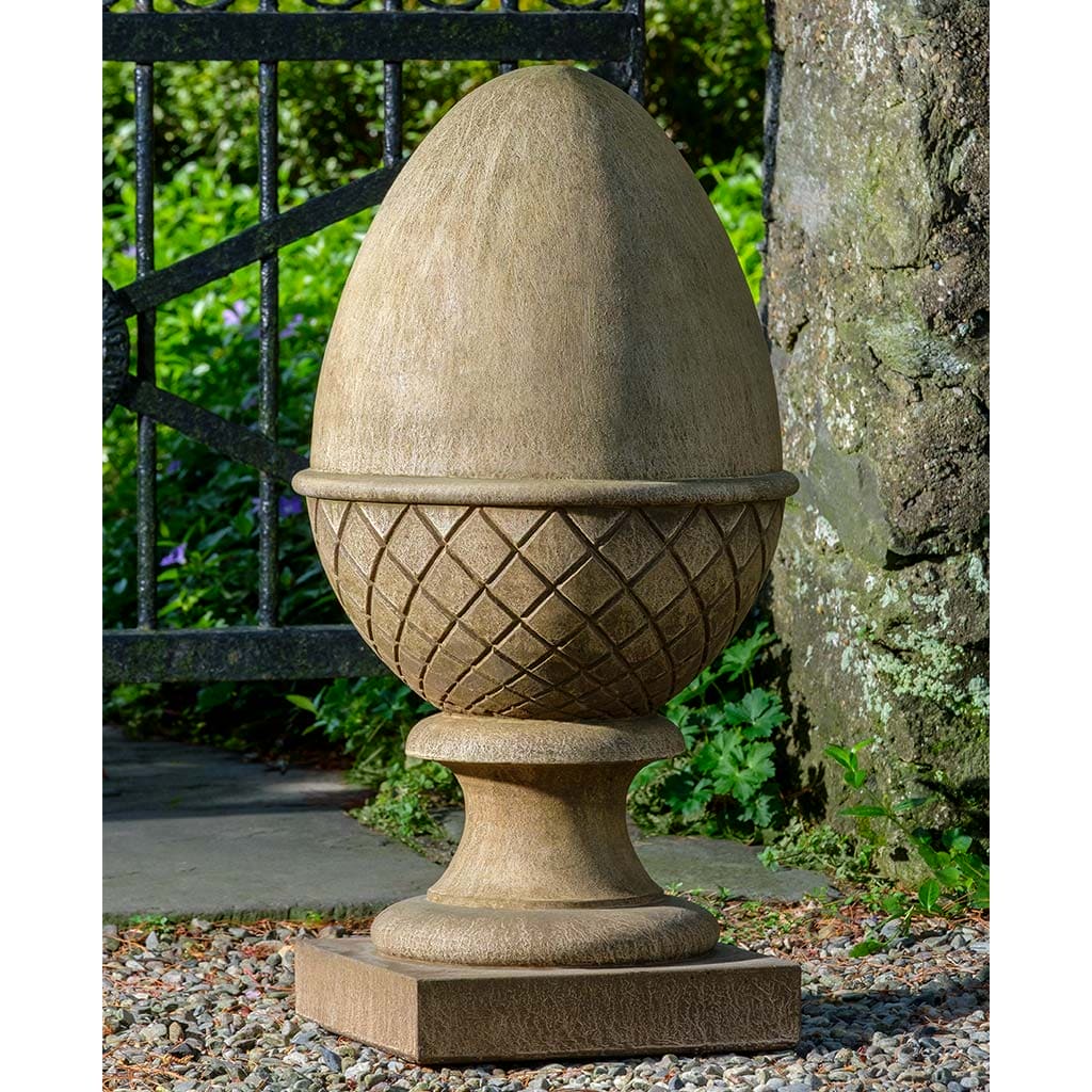 Campania International Devonshire Finial - Elegant Outdoor Garden Decor for Fence Posts, Gates & Pillars - Perfect for Patio, Yard & Landscape Design