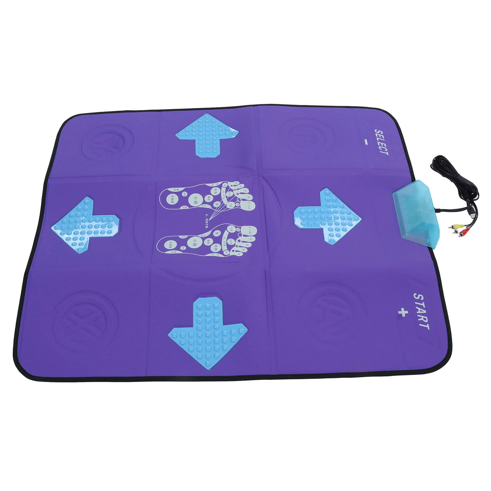 SPYMINNPOO Electronic Dance Mat - PU Music Dance Pad for Kids & Adults, Interactive Parent-Child Early Education Toy with Sound Effects (Purple) - Perfect for Family Game Nights, Birthday Parties & Indoor Playtime