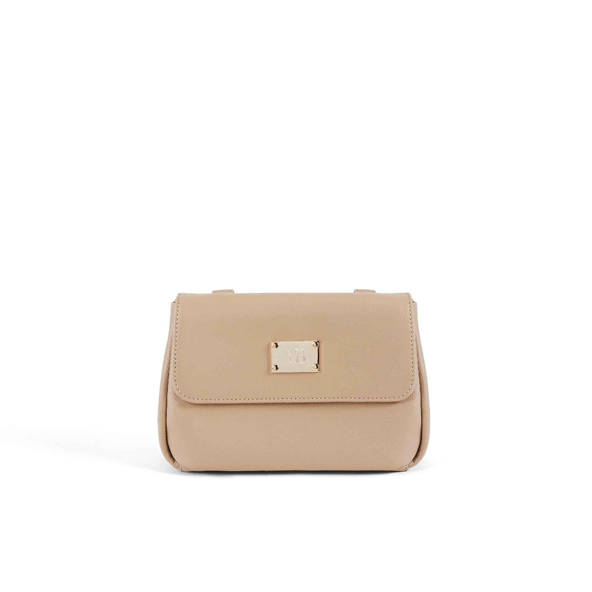 Trudy Vegan Leather Crossbody Clutch Bag for Women - Stylish Beige Purse for Everyday Use, Travel & Date Night