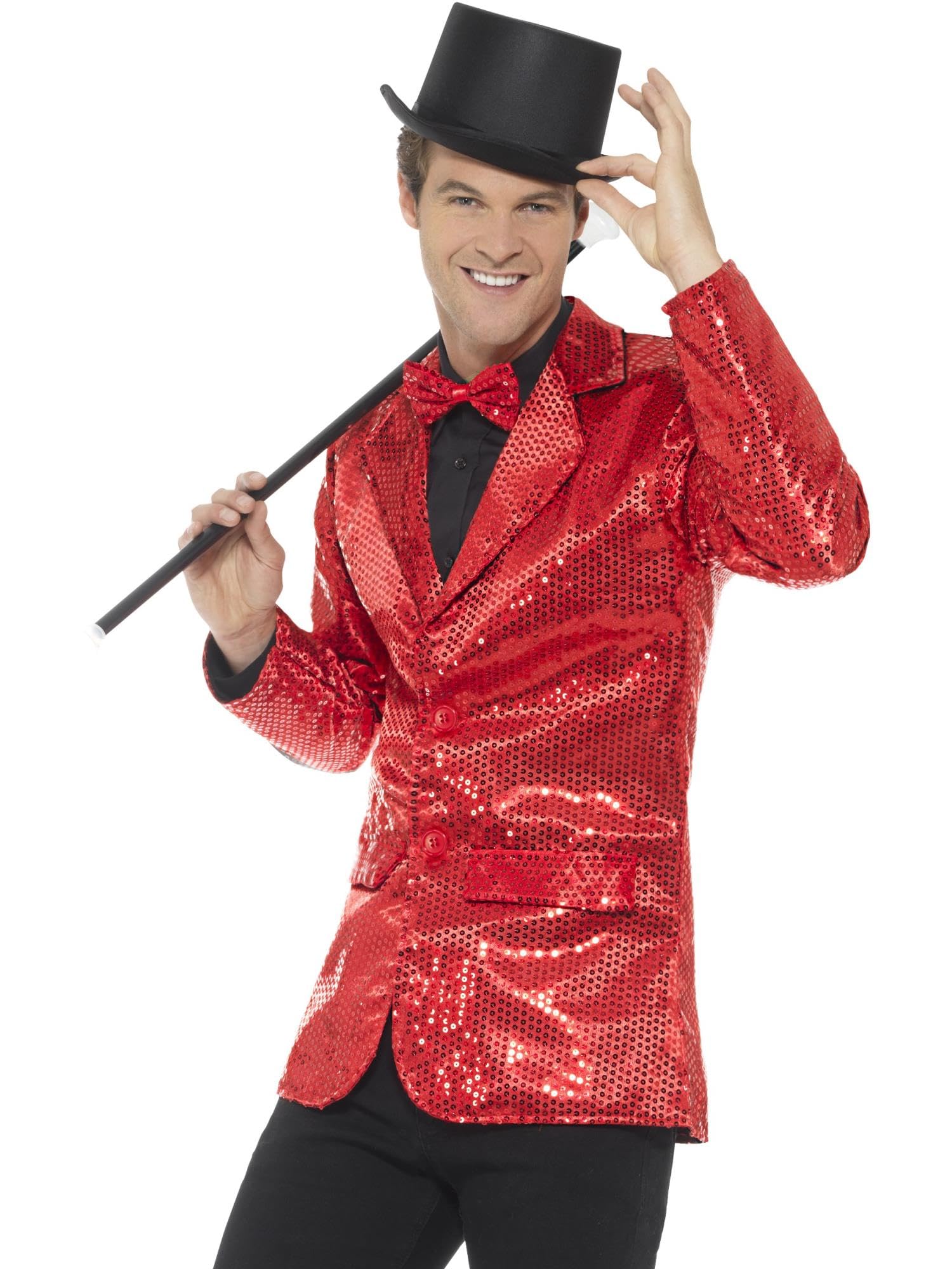 Sparkly Sequin Jacket for Men - Glamorous Party Blazer with Shimmering Details | Perfect for Halloween, Cosplay, and Nightclub Outfits