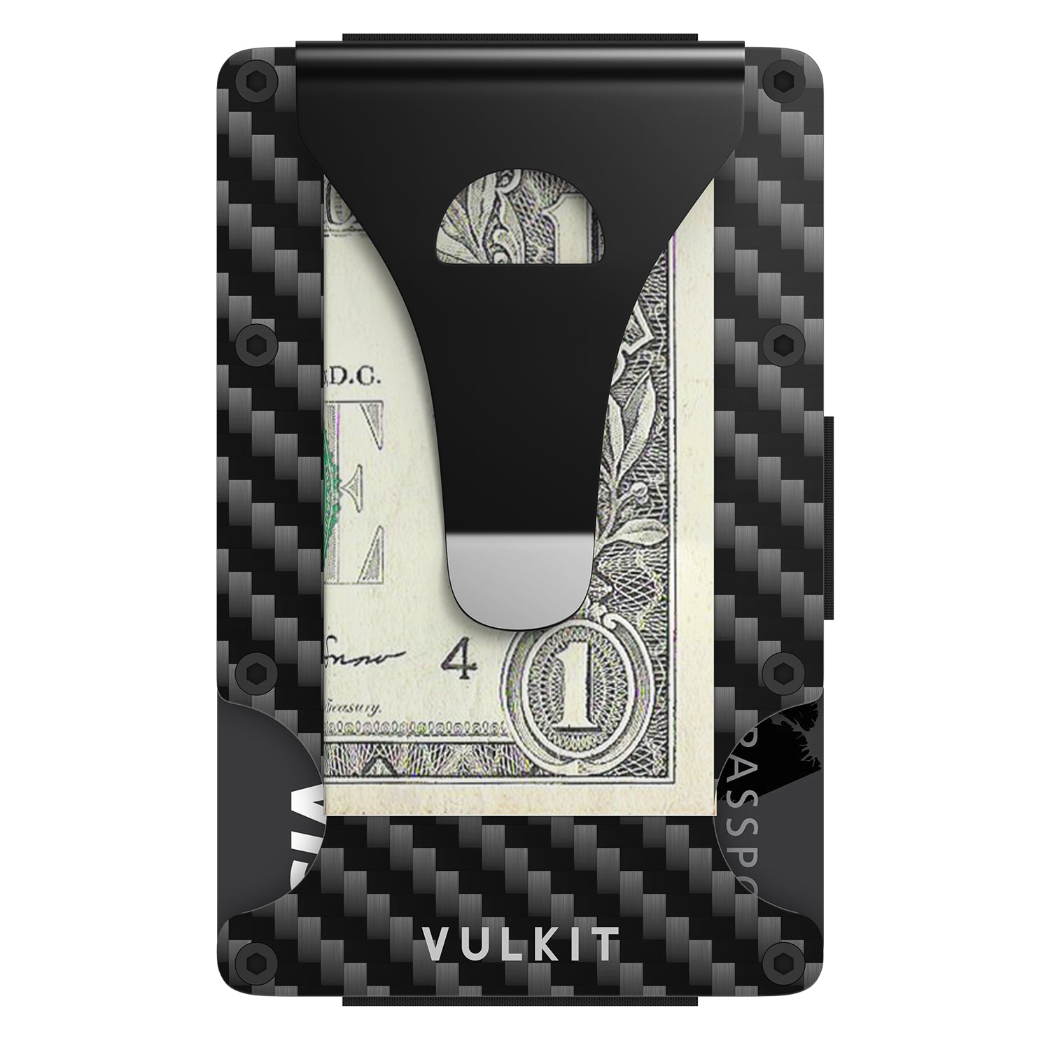 VCL100 Ultra Slim Metal Money Clip Cardholder - RFID Blocking Wallet for Men & Women | Perfect for Travel, Business & Everyday Use