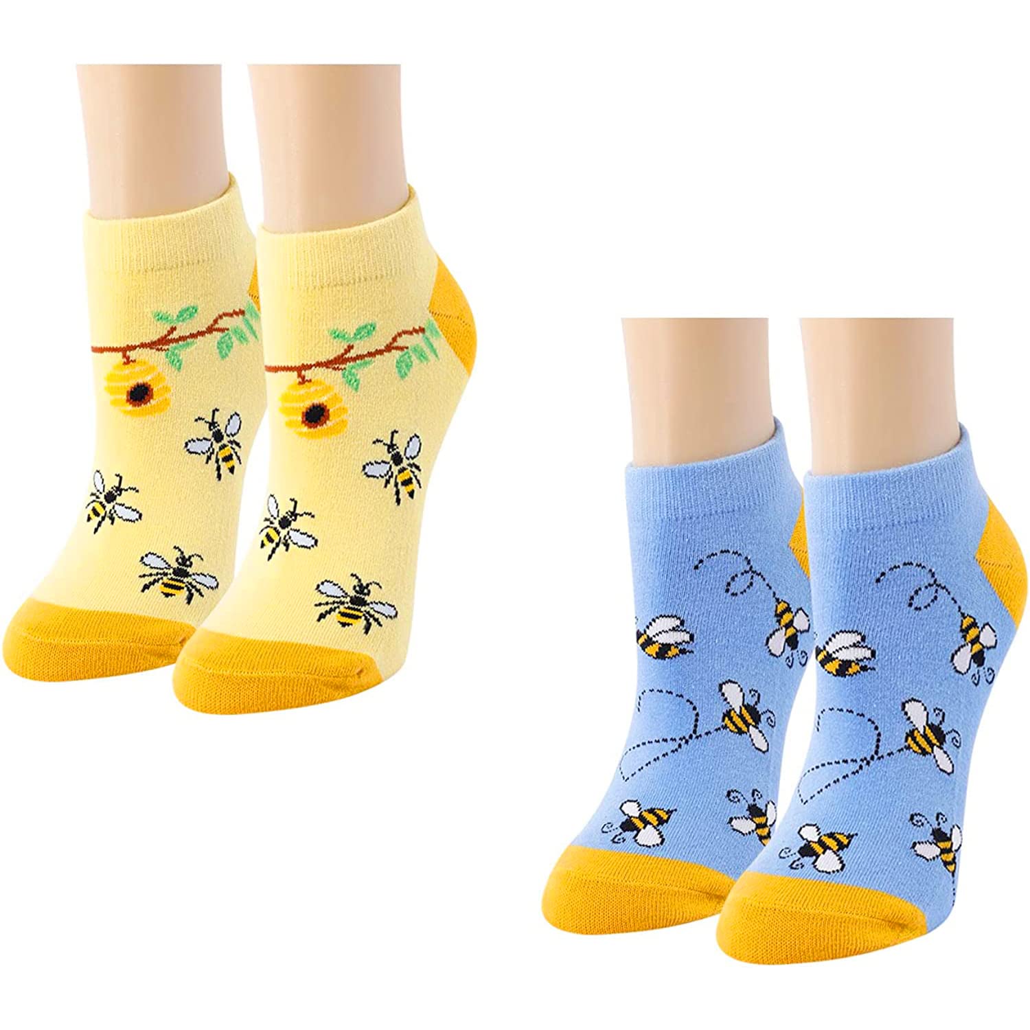 Funny Animal Ankle Socks for Women & Girls - Corgi, Cow, Chicken, Llama, Bee & Sloth Novelty Gift Socks | Perfect for Gifts, Costume Parties & Everyday Wear