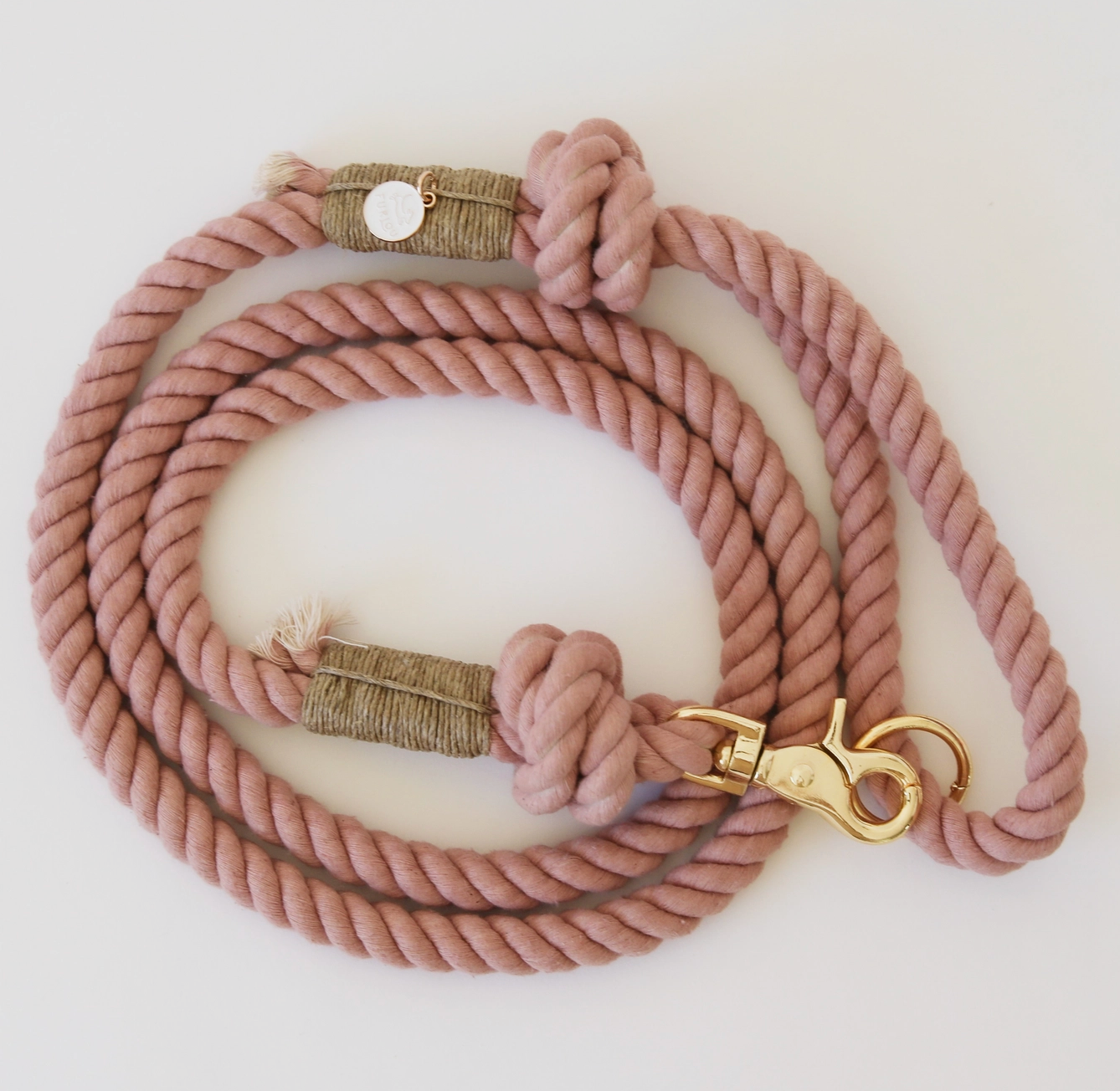 **Furlou Durable Rope Dog Leash - Strong & Adjustable Pet Walking Lead for Small Medium Large Dogs - Perfect for Outdoor Adventures, Training & Daily Walks**