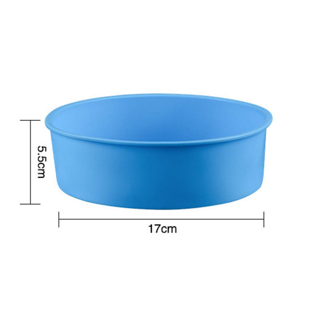 Hemoton 3-Piece Silicone Cake Molds Set - Non-Stick Quick Release Baking Pans for Round Bread, Cupcakes & Mini Desserts | Perfect for Home Baking, Party Treats & DIY Lip Gloss Containers
