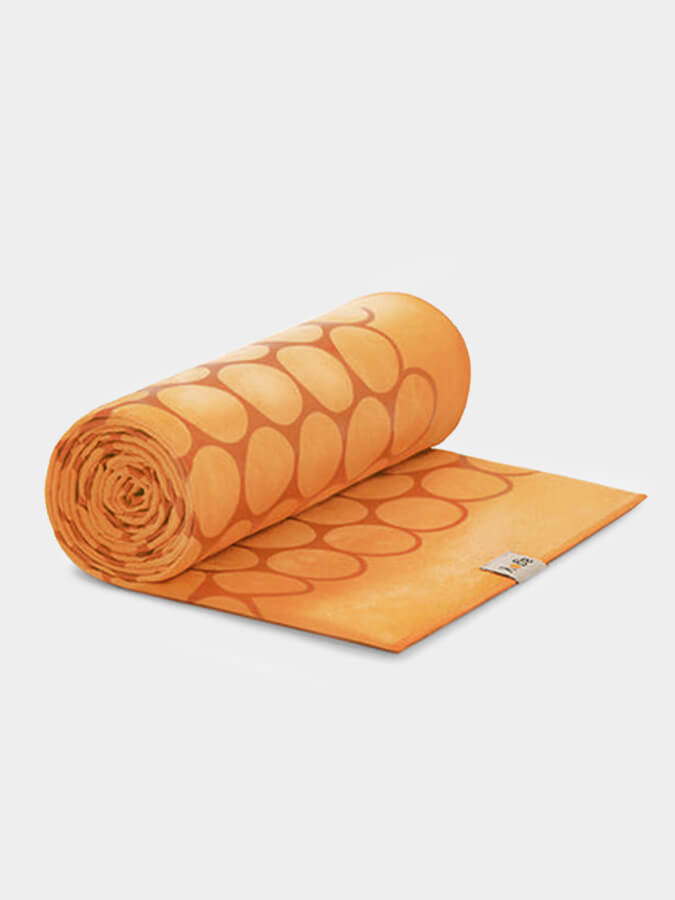 Non-Slip Agoy Gecko Touch Yoga Towel - Ultra Absorbent & Eco-Friendly for Hot Yoga, Pilates & Workouts - Perfect for Grip & Sweat Control in Studios or Home Gym