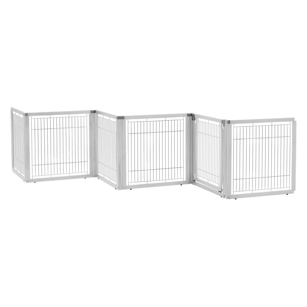 Richell 94959 Foldable Pet Kennel & Gate - Portable Dog Crate for Small to Medium Dogs - Perfect for Home, Travel & Outdoor Use