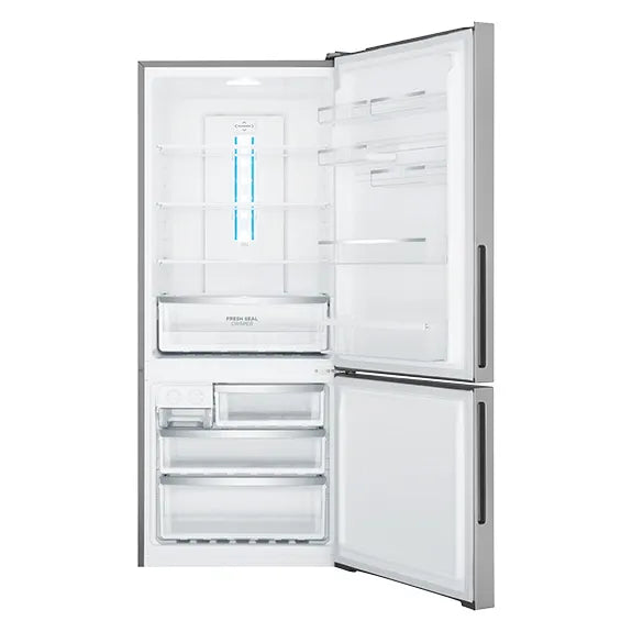 Westinghouse 425L Bottom Freezer Refrigerator WBE4302AC in Silver - Energy Efficient Large Capacity Fridge for Home, Kitchen & Office Use
