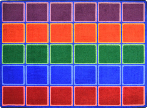 Blocks Abound Area Rug, 7'8