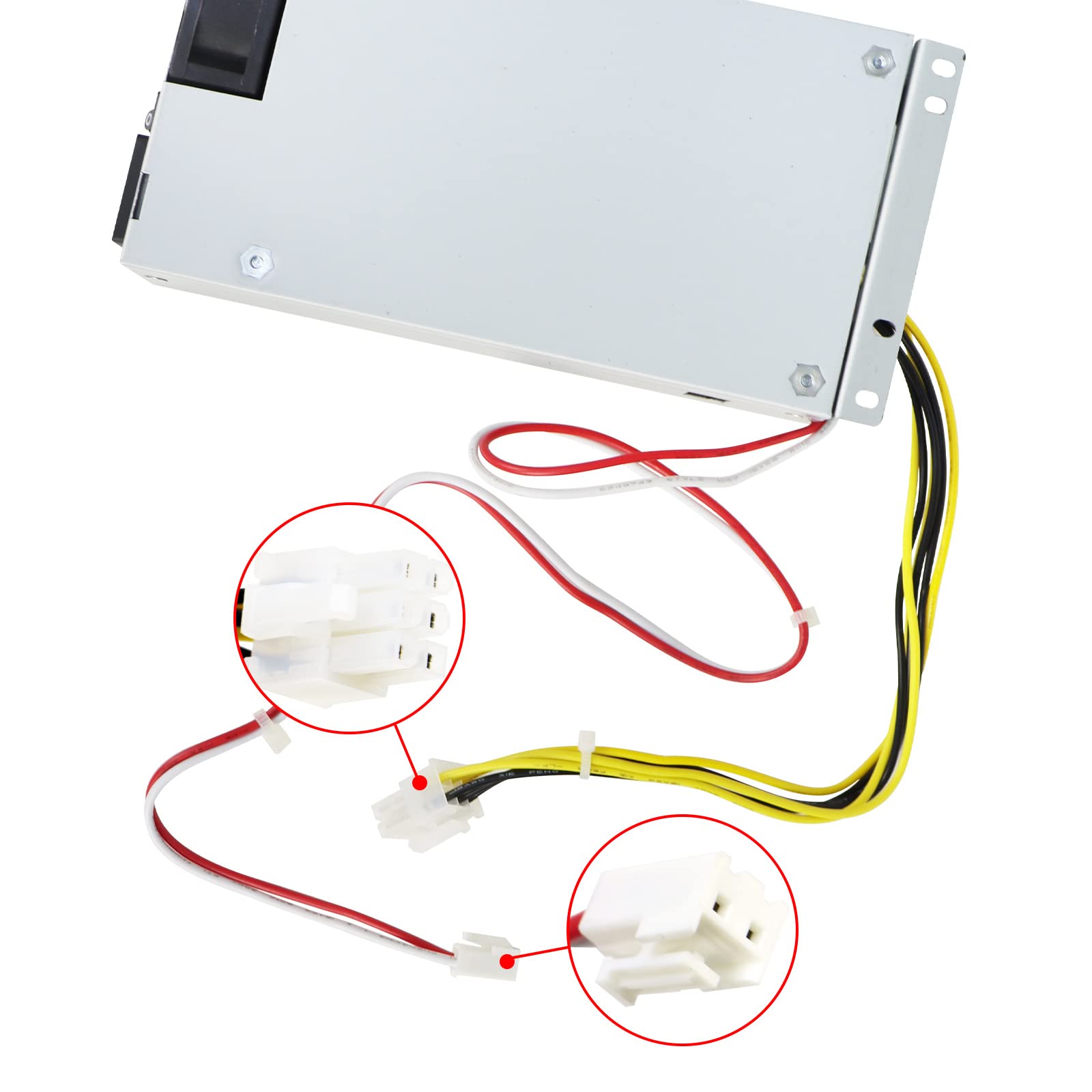 Upgraded 190W Power Supply Replacement for Hikvision 7808N POE NVR - Compatible with Delta 7816N/7916N/7808N DPS-200PB Series (185A/203A/205A) - 6+2pin Connector - Ideal for Security Camera Systems & Video Surveillance Setups