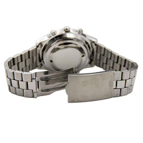 Talking Watch for Visually Impaired - English Speaking Men's Wristwatch with Stopwatch Function, Ideal for Soccer Referees & Daily Time Management
