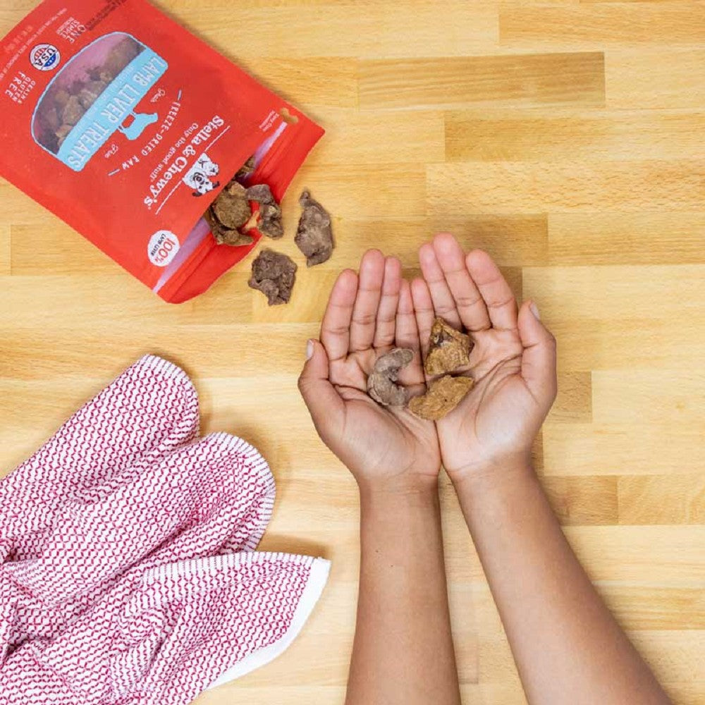 Premium Freeze Dried Lamb Liver Dog Treats - All Natural, Grain-Free Training Rewards for Small & Large Dogs - High Protein Snacks for Outdoor Adventures & Training Sessions